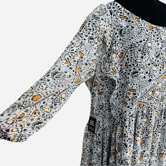 Express X Rachel Zoe Collaboration One Shoulder Gold Monarch Dress Size XL - Picture 5 of 11